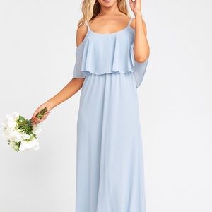 Show Me Your Mumu Blue Steel Bridesmaid Dress